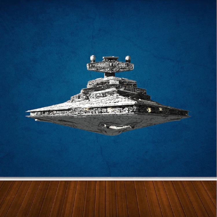 Calcomanía Star Wars Destructor de Flota Imperial Calcomanía Destructor Estelar Calcomanía Adhesiva, s24 Foto 2 de 4