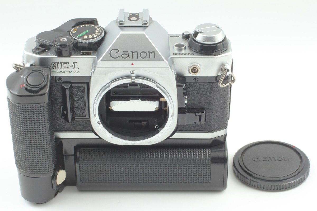 Near MINT] Canon AE-1 P Program 35mm SLR Motor Drive MA