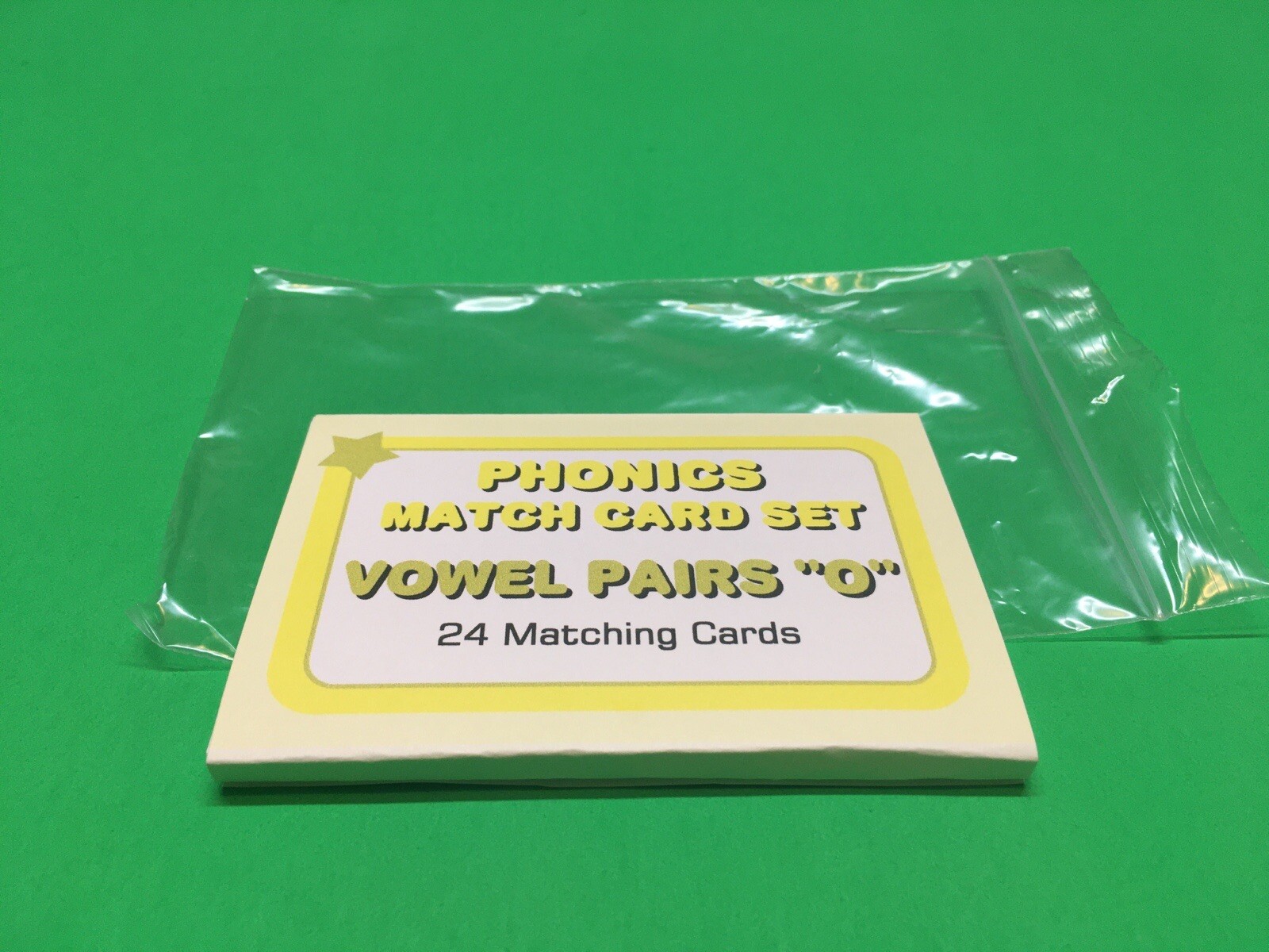 Reading Vowel Pairs - O - Learning Flash Cards For Kids - Educational