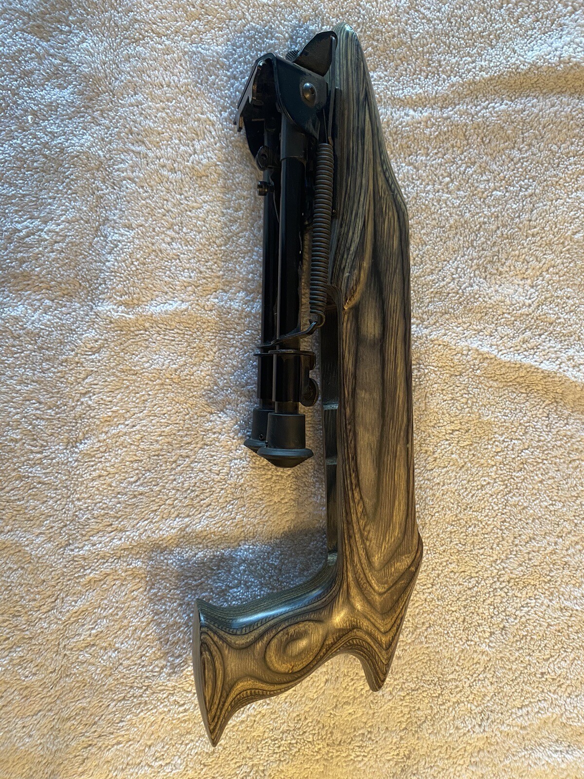 Ruger Charger PISTOL Laminate Grey Wood Stock With Harris Bipod eBay