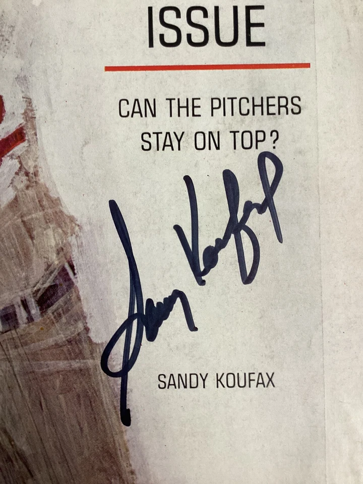 Sandy Koufax Signed Sports Illustrated 4/13/64 No Label Dodgers Autograph JSA - Image 2 of 4