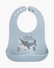 Baby Shark Silicone Bib w/Crumb Catcher Stephen Baby