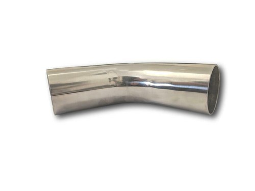 EXHAUST PIPE MANDREL BEND STAINLESS STEEL 1 1/2" 60 DEGREE - POLISHED - Picture 3 of 8