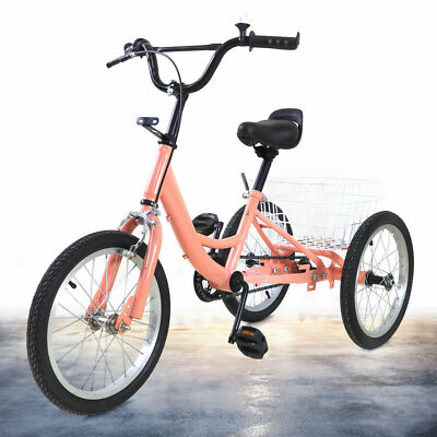 14/16Zoll Kinderfahrrad 3Rad-Dreirad Räder Dreirad Fahrrad mit Einkaufskorb DHL