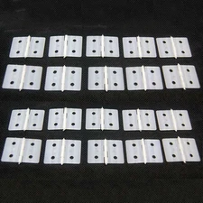 20pcs Nylon Hinges for RC Airplane Control Surfaces (1in x 1-1/2in)