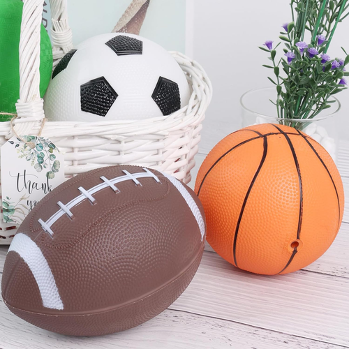 Sports Balls for Kids and Toddlers, 5 Inches Sports Balls with Hand Pump Include - Picture 6 of 12