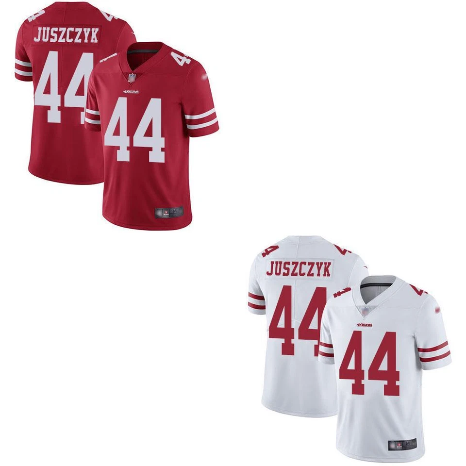 Kyle Juszczyk 49ers stitched Men Jersey White / Red
