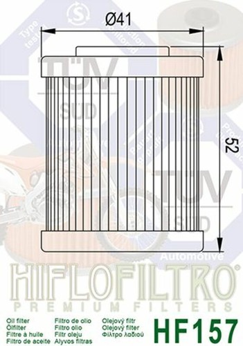 HIFLO HF157 Oil Filter For Beta For HUS 701 For KTM 400 EXC 525 660 690 640 560 - Picture 2 of 7