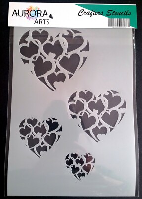 Stencil Mylar 190mic A4 Aurora Arts – Giorno Del Teschio Morto 036 – Per Pareti E Mobili - Foto 2