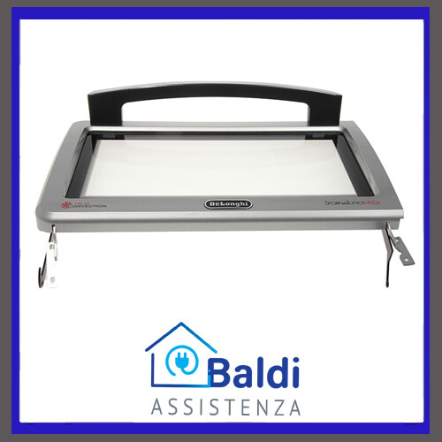 RICAMBIO PORTA CON CERNIERE PER FORNO FORNETTO ELETTRICO DE LONGHI EO24752 - Foto 1 di 1