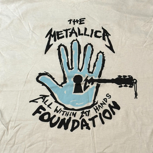Rare Metallica All Within My Hands Foundation 2019 Day Of Service Tee T-Shirt L - Picture 2 of 4