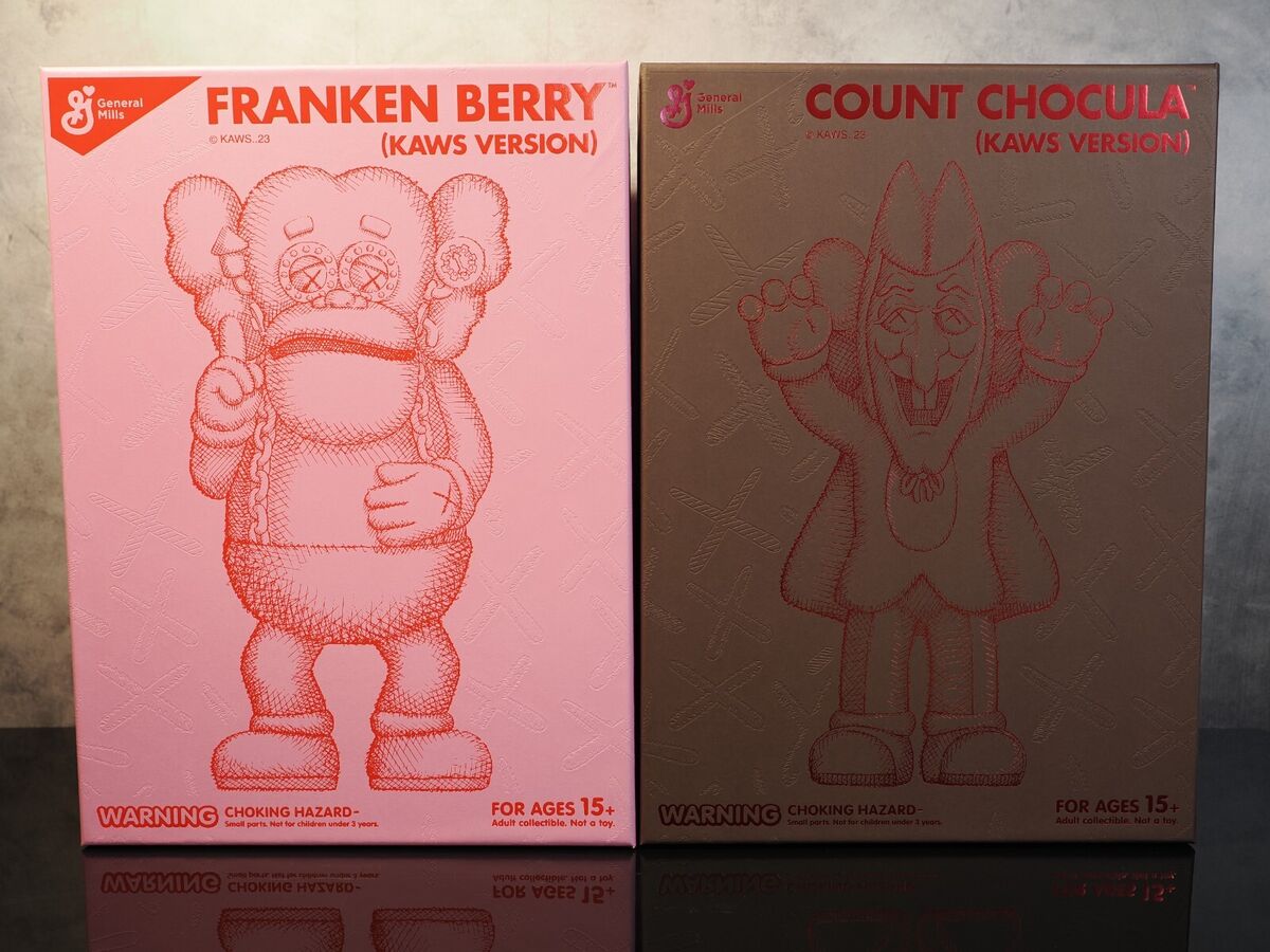 KAWS x General Mills MONSTERS Cereal Vinyl Figures Complete KAWS x General Mills MONSTERS Cereal Vinyl Figures Complete
