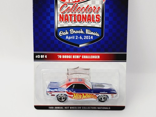 HOT WHEELS 14TH NATIONALS '70 DODGE CHALLENGER SUPER LOW #79 NEW VERY NICE JJ39 - Picture 3 of 9