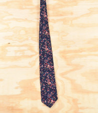 Tango By Max Raab Floral Woven Cotton Neck Tie - USA Made