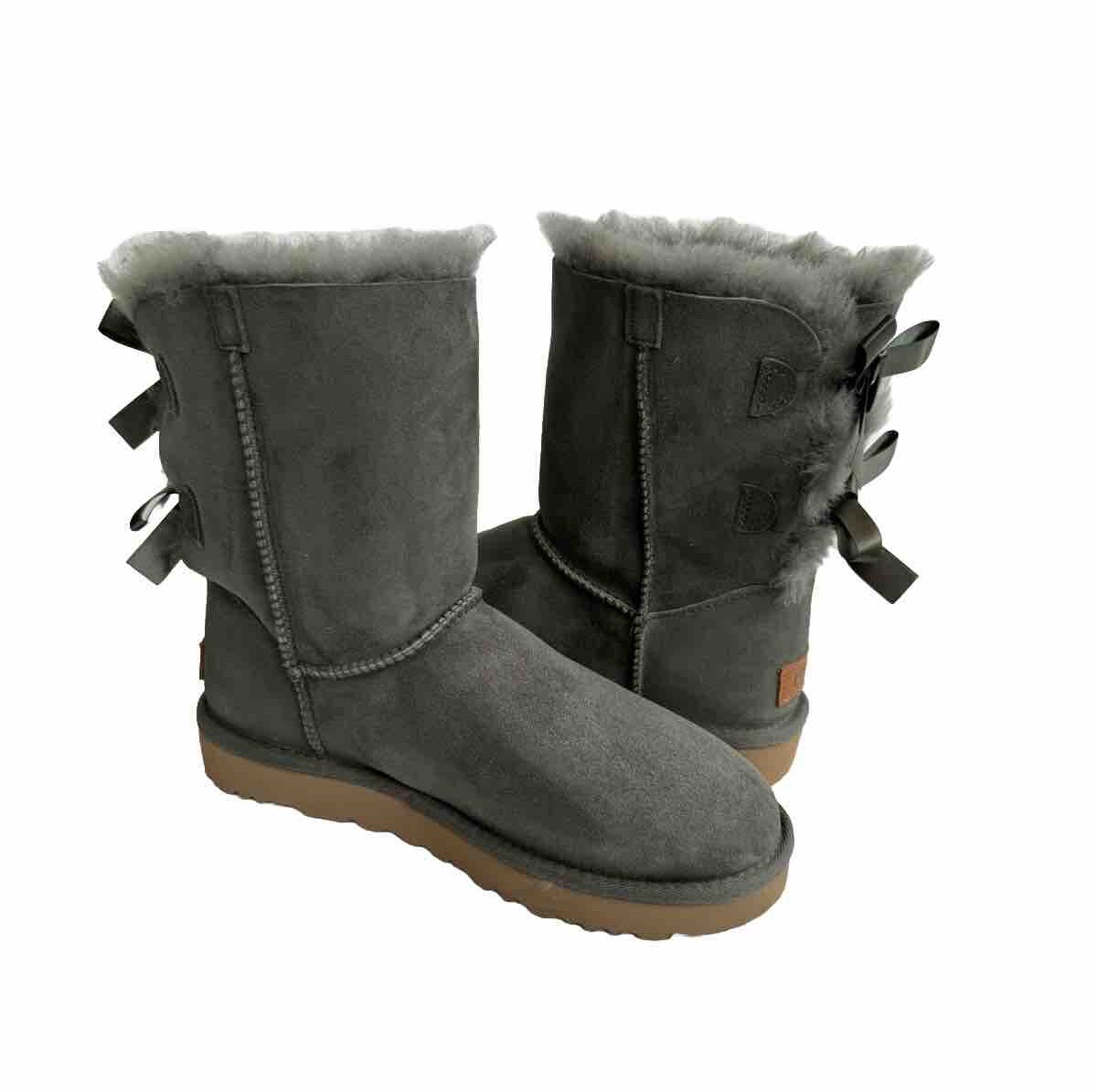 Bow Boots Ugg Bailey Bow Swirl Ugg Kids Bailey Bow Minnie Uggs UGG WOMEN  MINI BAILEY, image size:1200x1195