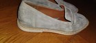 Caslon Women's Size 7.5M Tristan Grey Leather Suede Slip On Flats Loafers — photo 5