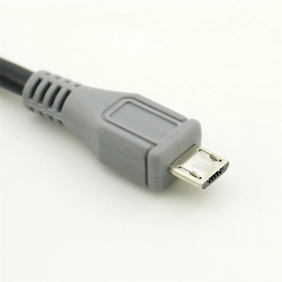 Mini 5 Pin B Male To Micro USB 5 Pin Male Converter OTG Adapter Data Cable 3ft - Image 2 of 4