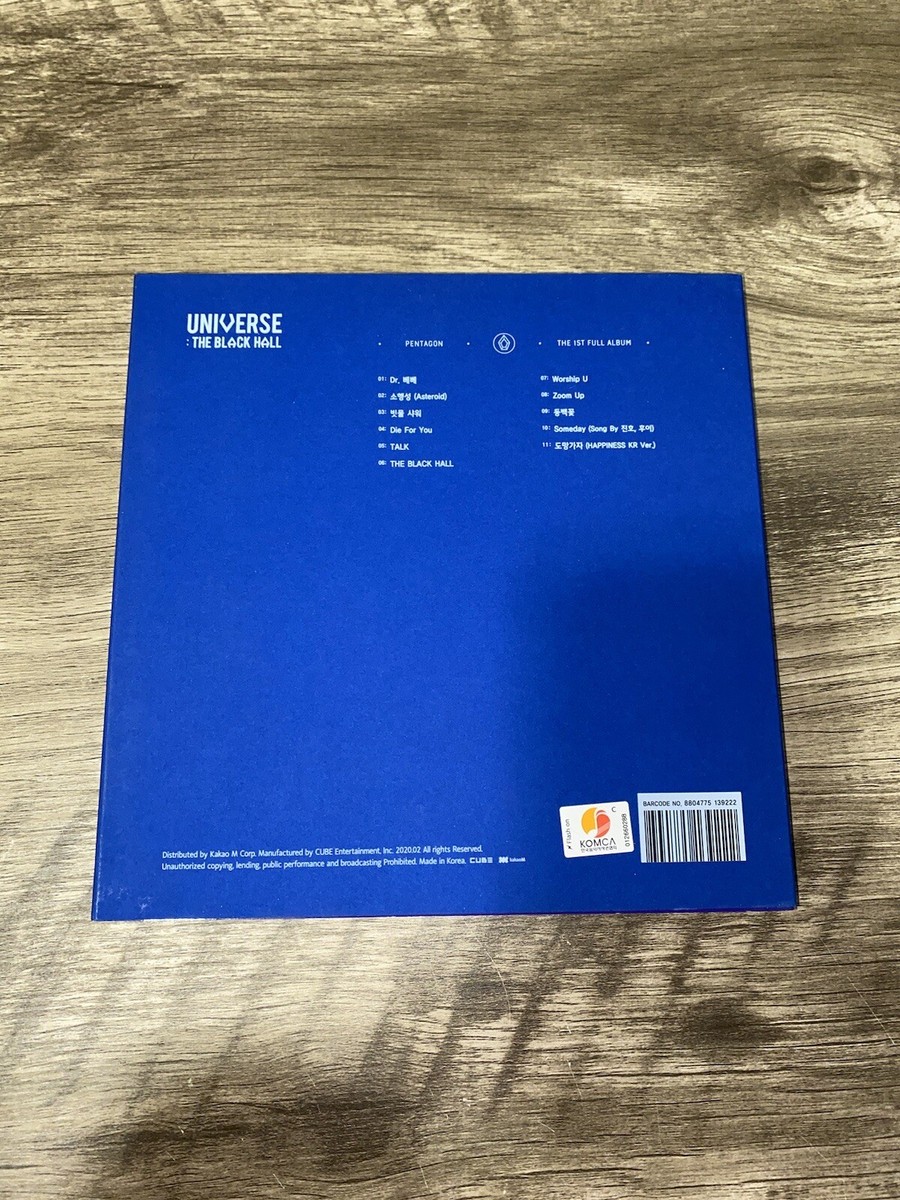 K-Pop CD Pentagon 1st Album 'Universe: The Black Hall