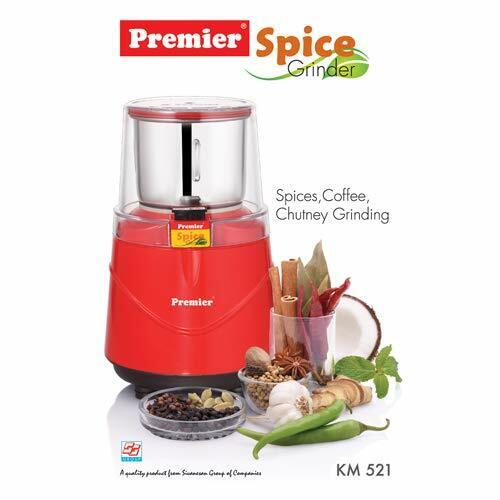 PREMIER SPICE GRINDER KM-521 (WET & DRY MIXER GRINDER (Indian Plug Type) - Picture 3 of 3