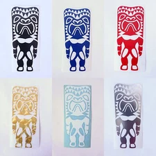 Island Tribal Tiki Decal Hawaii Hawaiian Car Truck Sticker ~ 4 Sizes & 6 Colors
