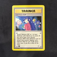 Sabrina’s ESP 117/132 First Edition Trainer Gym Heroes on eBay