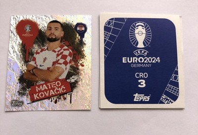 Topps UEFA Euro 2024 Sticker Swiss Edition CRO 3 Mateo Kovačić Artist Holo Foil