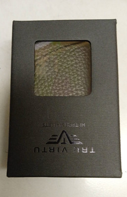 Tru Virtu Click & Slide Wallet Geldbörse Leder/Aluminium Schwarz