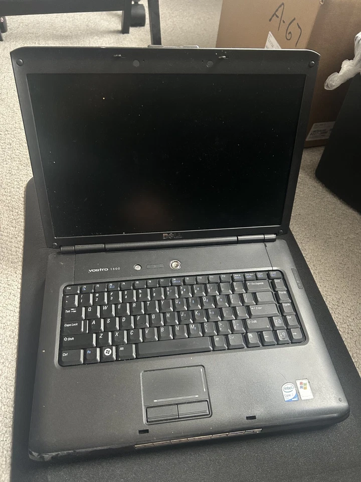 Dell Vostro 1500 PP22L Intel Core 2 Duo Laptop Unit Only NO OS/HDD - Image 3 of 4