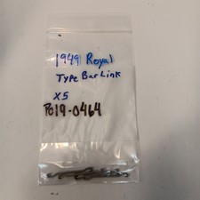 Royal Quiet De Luxe Typewriter Type Bar Link 5 Pack 1949 FREE SHIPPING thumbnail