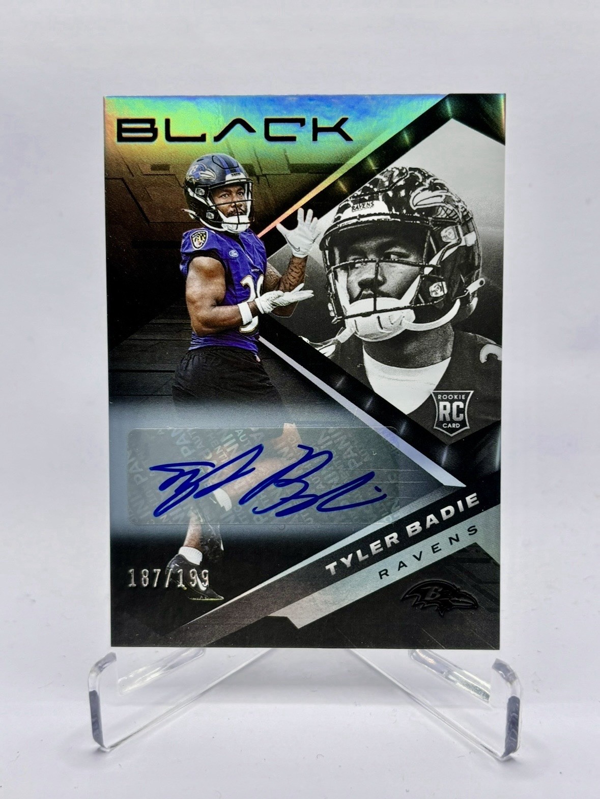 Tyler Badie Panini Black #191 Autograph