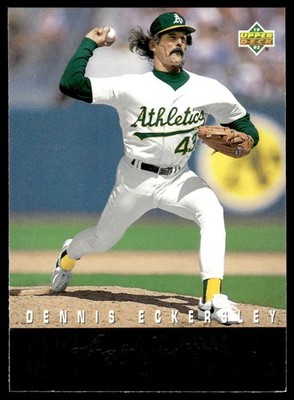 1993 Upper Deck #R8 Dennis Eckersley Reggie Jackson's Clutch Performers