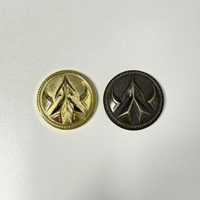 Drakkon Evolution Power Badge Gold Weathered for Bandai Legacy Ranger Morpher