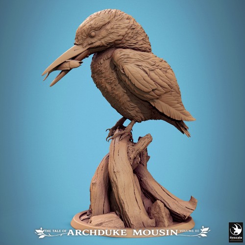 3D Miniature Kingfisher Variations Mousin Range by Rescale rpg dnd pathfinder - Picture 13 of 19