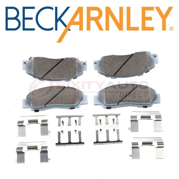 Beck Arnley Front Disc Brake Pad & Hardware Kit for 1991-1996 Acura NSX - cd