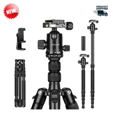 85" Heavy Duty Camera Tripod Monopod for DSLR Phone 360 Ball Head 35lbs Max Load