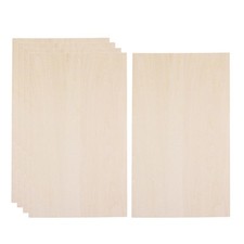 10x Wood Sheets Arts Crafts Thin Wooden Slices