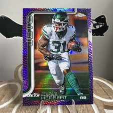 2025 Topps Chrome Khalil Herbert card #  21 /75  Purple Pigskin