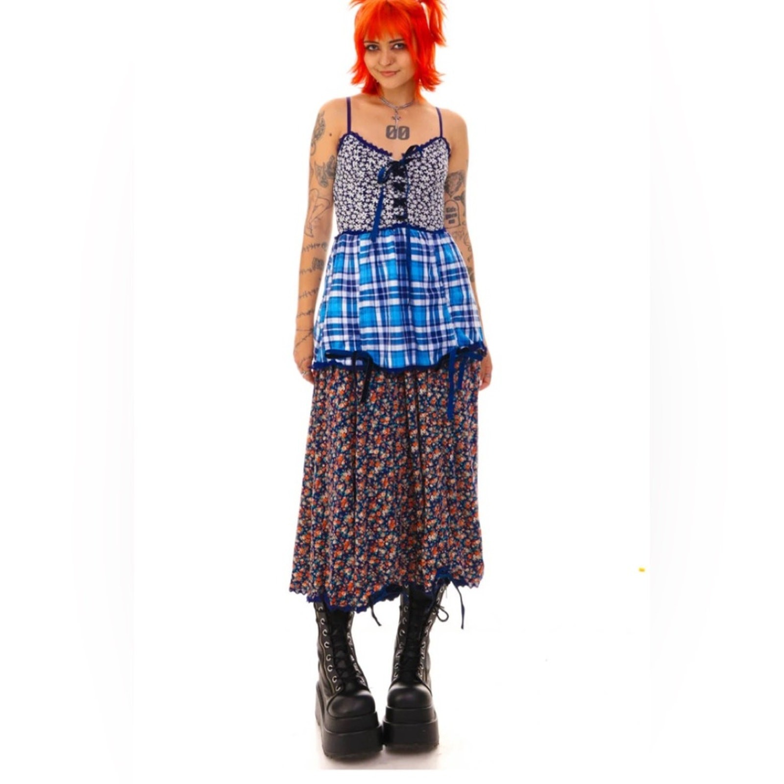 Tunnel Vision Beatrice Patchwork Convertible Draw… - image 8