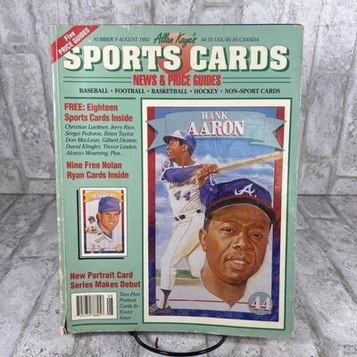 Allan Kaye's Sports Cards News & Price Guide #9, Aug 1992 - Featuring Hank AAron