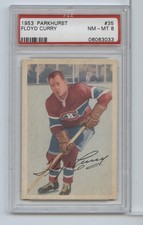 1953 Parkhurst Floyd Curry #35 PSA 8