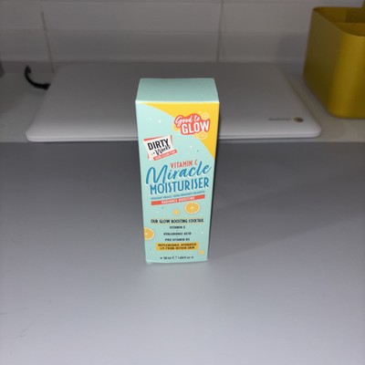 Dirty Works Vitamin C Miracle Moisturiser with Hyaluronic Acid - 1.69 oz - NIB