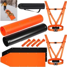 2 Set Thickened Tear-Resistant Deer Drag Sled Game Glide Heavy Duty Deer Cart Ga