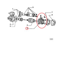 Anlasserwicklung Fiat Tipo Original 9938370