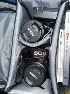 Canon EOS Rebel T6 DSLR Camera w/ EF-S 18-55mm Lens + Battery