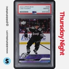 2023 UPPER DECK SERIES 1 #248 LUKE HUGHES YOUNG GUNS RC ROOKIE PSA 10