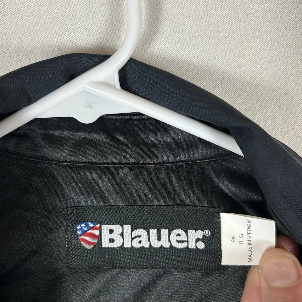 Blauer Long Sleeve Cotton Uniform Shirt Mens 46 Reg Police LEO Work Security Top - Image 3 of 4