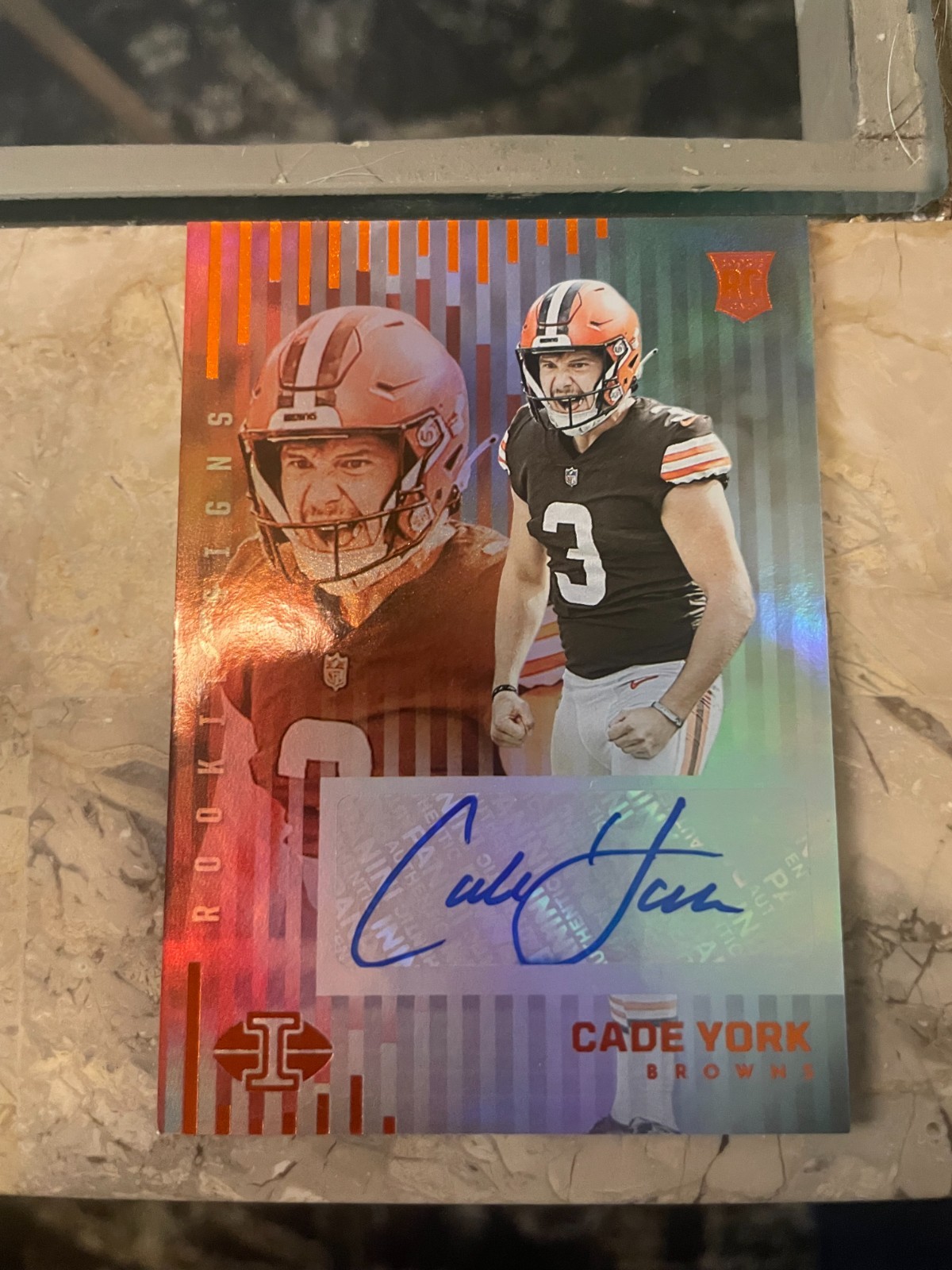 Cade York Panini Illusions Rookie Signs #RSCY Orange