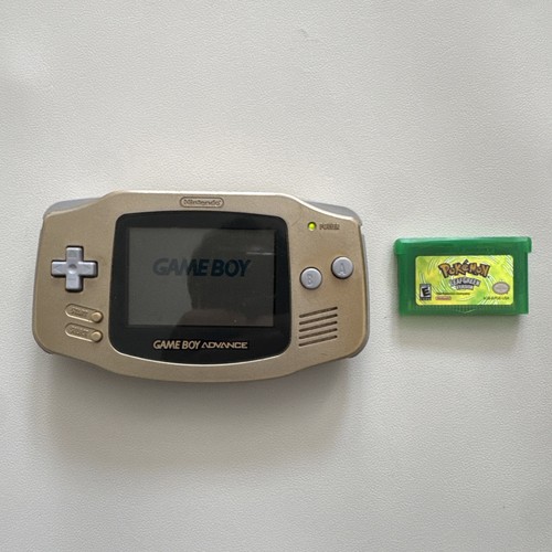 Gameboy Advance Gold (AGB-001) W/ Game | eBay