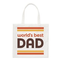Weltweit Bester Papa Retro 80S Regular Tragetasche Lustig Opa Geschenk Einkaufen