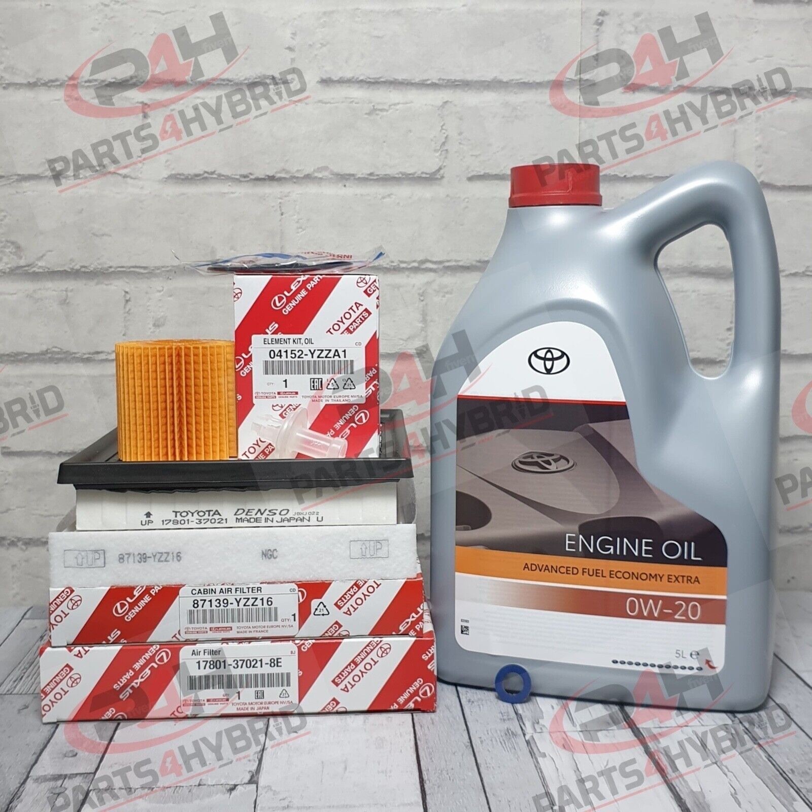 Genuine Lexus NX300H Service Kit AYZ10 & AYZ15 2014-2021 2.5L OW20 Oil & Filters